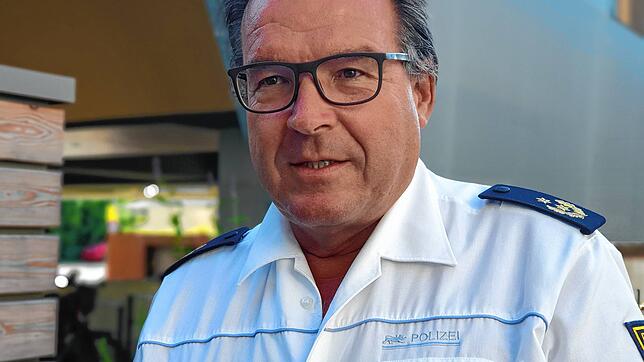 Polizeipräsident Uwe Stürmer, Chef des Polizeipräsidiums Ravensburg, in dessen Zuständigkeit auch der Bodenseekreis fällt.