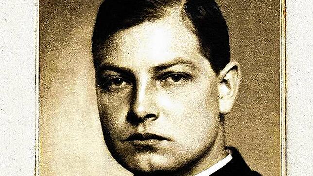 Der römisch-katholische Priester und Theologe Ernst Vöhr 1921 als Mitglied des Landtags der Republik Baden. Er war damals gerade 29 ...