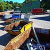 Wertstoffsammlung auf der Kreismülldeponie Lachengraben: Die Container sind so gekennzeichnet, dass jeder problemlos seinen Müll ...