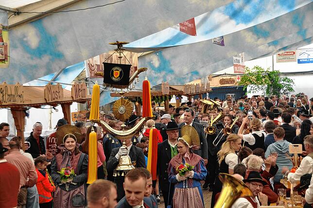 Bild 10: Die schönsten Bilder vom Pfingstmusikfest Jubiläumszug in Leimbach
