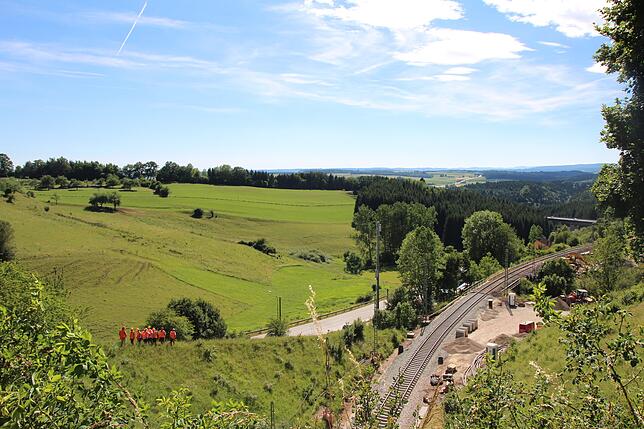 Ein Abschnitt der Höllentalbahn zwischen Donaueschingen und Freiburg. Ab Dezember kann umsteigefrei von VS ins Breisgau gefahren werden.