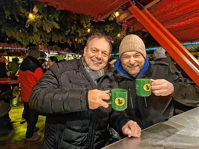 Frank Stadelhofer (links) und Martin Landthaler.