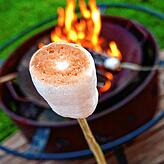 So sieht es aus, das perfekt geröstete Marshmallow.