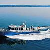 (Archivbild) Das schwere Polizeiboot &bdquo;24&ldquo; der Konstanzer Wapo bei einer Fahrt auf dem Bodensee. Auch am 25. Juli war es ...