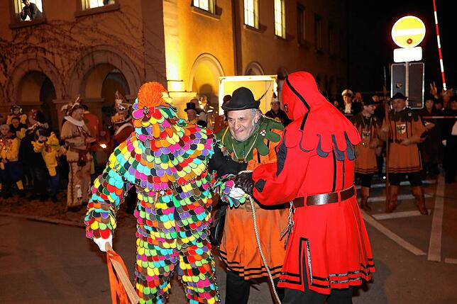 Bild 33: Der letzte Akt &ndash; Verbrennung der Fasnacht auf dem Stephansplatz 2024 (2)