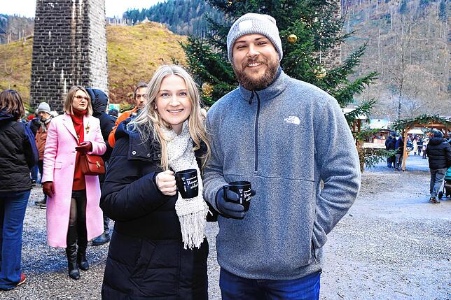 Gabrille und Derek Thunderbird aus den USA.