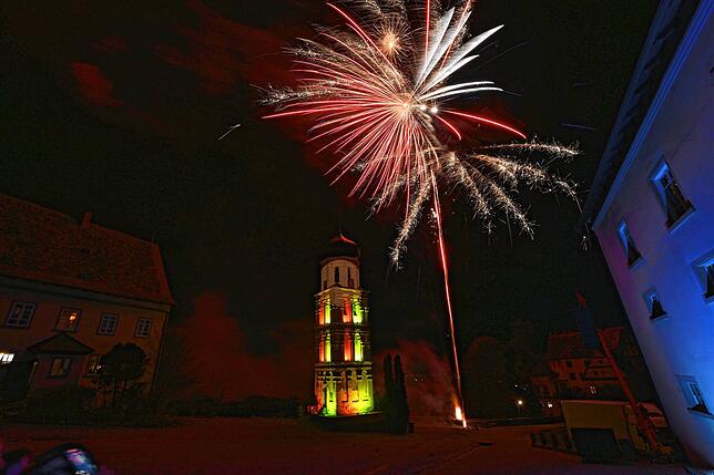Bild 21: So schön war das Klangfeuerwerk in Heiligenberg