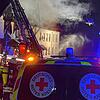 Auch viele Kräfte des DRK waren beim Brand in Rickenbach im Einsatz.