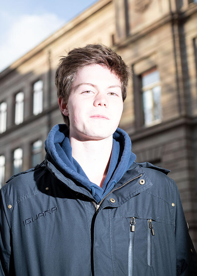 Jannis hat Fridays For Future in Konstanz angestoßen.