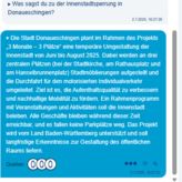 Mit den Innenstadt-Sperrungen hat der DonauQuelli keine Probleme.