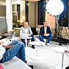 Sie berichten von 15 Jahren hausarztzentrierter Versorgung in der AOK-Niederlassung in Waldshut. Von links: Georg Steinfurth, Arzt in ...