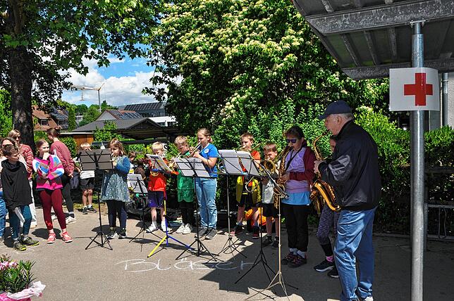 Bild 1: Bilder vom Sponsorenlauf der Grundschule Leimbach