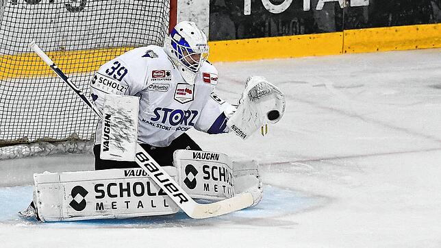 Torhüter-Neuzugang Marvin Cüpper war der Matchwinner beim Erfolg der Wild Wings gegen Davos.