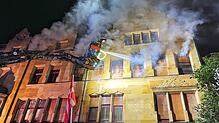 (Archivfoto) In der Nacht auf den 25. Juli 2024 und in den vier folgenden Tagen waren Feuerwehrleute aus Konstanz, den umliegenden ...