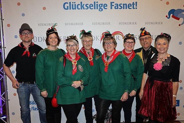 Bild 20: An der SÜDKURIER-Fotowand: Das sind die Gäste der Fernsehfasnacht (Teil 3)