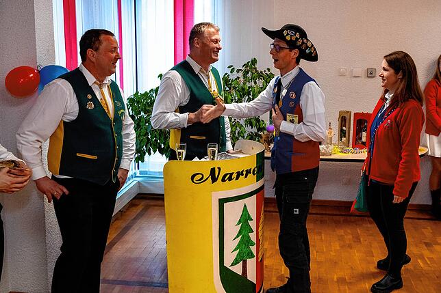 Bild 37: Grenzsteintreffen Brigachtal: So schön war‘s bei der Narrenmesser und dem Zunftmeisterempfang