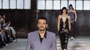 Der Entertainer Giovanni Zarrella hat sich unter die Laufsteg-Models gemischt.
