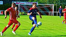 Zweifacher Torschütze: Nico Reichardt traf doppelt beim 3:0-Sieg des FC Schlüchttal in Stetten beim FC Hochrhein.