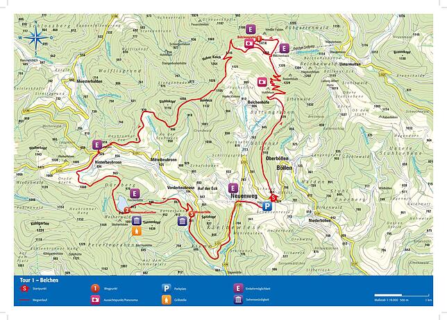 Wandertouren in der Region - Tour 1: Belchen Wandertouren in der Region - Tour 1: Belchen