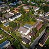 Der Oberer Brühl, ehemals Mangin Kasernen-Gelände in Villingen.Rechts am Bildrand die Grünzone am Goetheplatz und oben rechts der ...