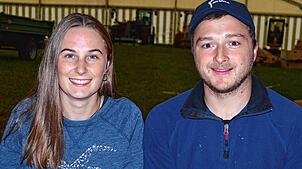Sie besetzen die Doppelspitze bei der Landjugend Weiler, Lara Hils und Maximilian Weißer.
