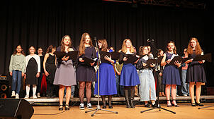 Beim Schulkonzert des Gymnasiums Engen in der Stadthalle. Foto: Michael Frasch