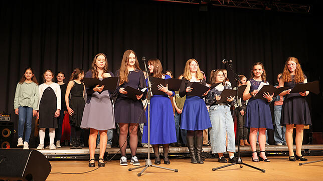Beim Schulkonzert des Gymnasiums Engen in der Stadthalle. Foto: Michael Frasch