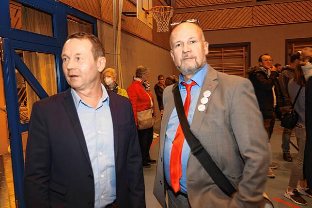 Gute Wahlverlierer: Andreas Werft und Peter Schmenger (rechts).