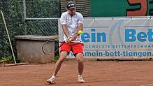 Gut in Form: Nikolai Hässig steuerte zwei Siege zum 7:2 des TC Rot-Weiß Tiengen bei der MTG Mannheim II bei.