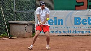 Gut in Form: Nikolai Hässig steuerte zwei Siege zum 7:2 des TC Rot-Weiß Tiengen bei der MTG Mannheim II bei.