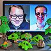 Dennis Braunbarth und Hans-Jörg Rapp von der Konstanzer Agentur Translake betreuen das Stockacher Beteiligungsprojekt Aachpark ...