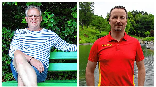 Dietmar Güntert (links) und Alexander Ebi setzen sich engagiert und vielfältig für Eggingen ein.