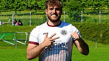 Dreifacher Torschütze Kevin Schneider beim 5:2-Erfolg des SV Deggenhausertal über den FV Walbertsweiler-Rengetsweiler.