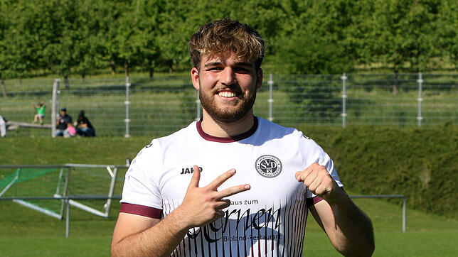 Kevin Schneider, dreifacher Torschütze des SV Deggenhausertal beim 6:0 über den AFC Rinia Singen.