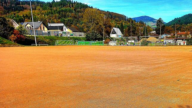 Dieser Hartplatz soll durch einen Kunstrasen ersetzt werden. Bild: Edgar Steinfelder