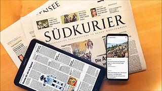 Visual Tisch Zeitung Tablet Smartphone