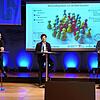Auf dem Podium zur OB-Wahl in Konstanz 2020: Die Bewerber Uli Burchardt, Luigi Pantisano und Andreas Matt (von links) bei der ...