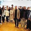 Zahlreiche Schülerinnen und Schüler der der Robert-Gerwig-Schule in Singen nehmen an der Eröffnungsveranstaltung zur Ausstellung „Ein ...
