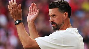 Sandro Wagner denkt schon an das Duell mit den Bayern.