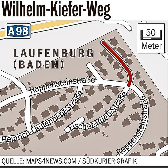 Bild 1: Wilhelm-Kiefer-Weg: Ehrung für einen ultrarechten Strippenzieher