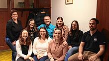 Der Vorstand des Musikvereins Aispel-Rohr (von links): Margot Kaiser, Annabelle Steiger, Roland Senn, Corinna Basler, Manuela Ebner und ...