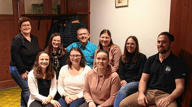 Der Vorstand des Musikvereins Aispel-Rohr (von links): Margot Kaiser, Annabelle Steiger, Roland Senn, Corinna Basler, Manuela Ebner und ...
