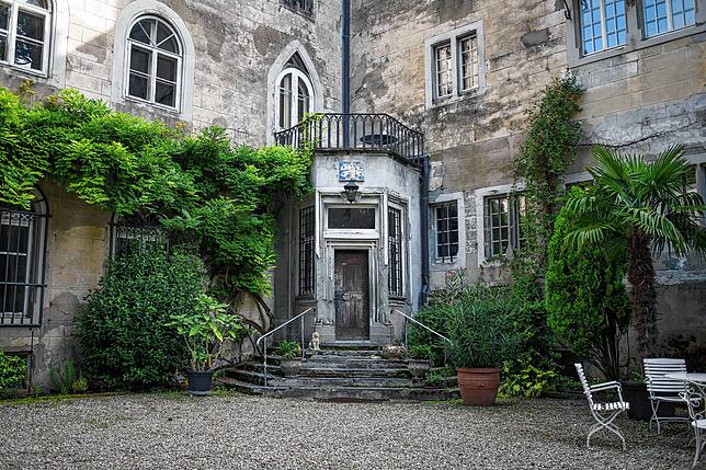 Der Innenhof von Schloss Gottlieben ist idyllisch. Hier würde die Besitzerin gerne eine Romeo-und-Julia-Aufführung inszenieren.