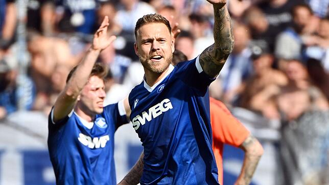 Marcel Franke steht vor seinem 100. Pflichtspiel für den KSC.