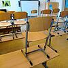 Leeres Klassenzimmer: Die Realschule St. Elisabeth in Friedrichshafen bleibt in dieser Woche zu.