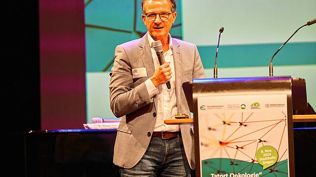 Jan Harder bei der ATO-Tagung in Singen, bei der Experten, Patientenvertreter und politische Entscheidungsträger zusammenkommen, um neue ...