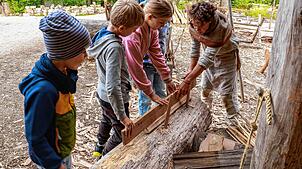 Selber aktiv werden: Das Mitmachprogramm kommt bei Kindern gut an.