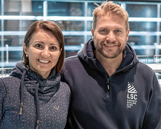 Nadine und Andreas Schulze leiten den Umzug des City-Marktes Münchow.