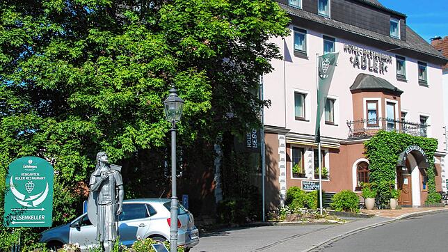 Das Hotel &bdquo;Adler&ldquo; heute. Es war vor drei Jahren von Willi Nusser, nachdem es 90 Jahre im Familienbesitz war, an Rebgarten ...