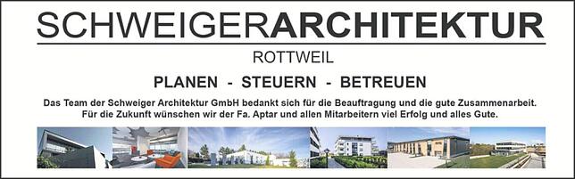 Bild 1: neue Produktionshalle Aptar: Aptar erweitert Standort in Eigeltingen